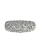Pave Diamond Dome Style Ring in Yellow Gold